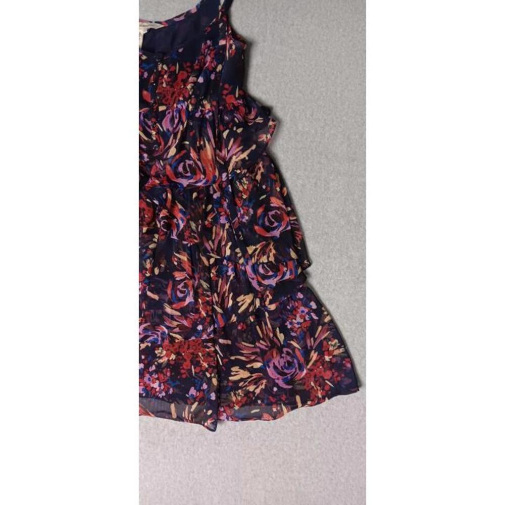 Bcbgeneration Mini dress Womens Size XS Multicolor Floral Spaghetti Strap... - Picture 6 of 11